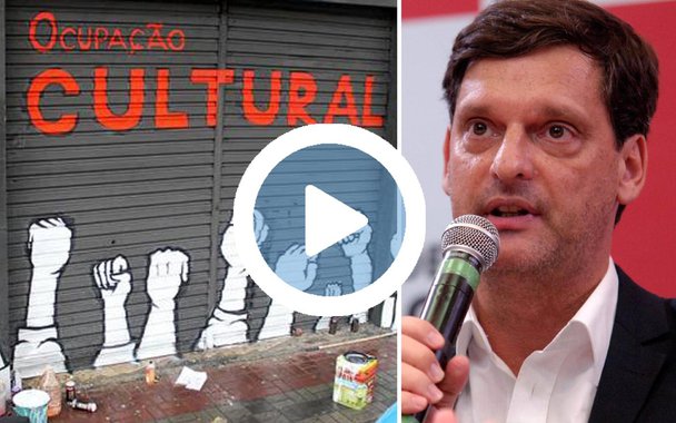 Secretário de Cultura da cidade de São Paulo, André Sturm, ameaçou "quebrar a cara" do agente cultural Gustavo Soares, do Movimento Cultural Ermelino Matarazzo; ameaça aconteceu durante reunião para discutir a possível renovação do contrato de gestão compartilhada da Casa de Cultura Ermelino Matarazzo/Ocupação Cultural Mateus Santos; questionado sobre a falta de investimentos do poder público, Sturm diz que "o espaço é público, é do governo. Se você não formalizar, nós vamos tirar vocês de lá"; ao ouvir do agente cultural que estava "desequilibrado", Sturm ameaça: "Vou quebrar sua cara! É isso mesmo: vou quebrar sua cara!"; ouça