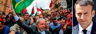 "Com uma maioria de líderes históricos se retirando de cena, a direita brasileira sonha com uma versão verde amarela de Emmanuel Macron, o novo presidente da França, para enfrentar a próxima eleição presidencial, seja lá quando ela vier a ocorrer", escreve Paulo Moreira Leite, articulista do 247; "Seus problemas são dois. O primeiro é que seu programa de reformas, semelhante ao que o novo governo tentará aplicar na França, é rejeitado por mais de 80% da população. O segundo é Lula, uma candidatura que ameaça toda tentativa de fabricar um consenso artificial em torno de um projeto de retirada de direitos e conquistas"; para PML, Macron "pode ser entendido como uma versão à francesa das reformas que a dupla Temer-Meirelles pretende implantar a ferro e fogo"