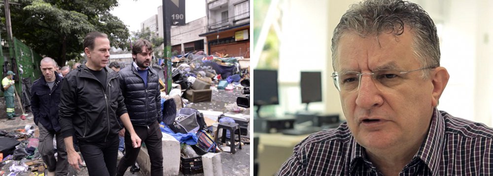 "Em nome do combate ao tráfico de drogas, da cidade linda e da reurbanização da região da Luz, o prefeito Dória, com o apoio do governo do Estado, desencadeou um verdadeiro pogrom na região da Cracolândia. Pogrom é um termo de origem russa nascido para designar as ações de massacres contra judeus no século XIX", compara o cientista político; confira a íntegra de seu artigo