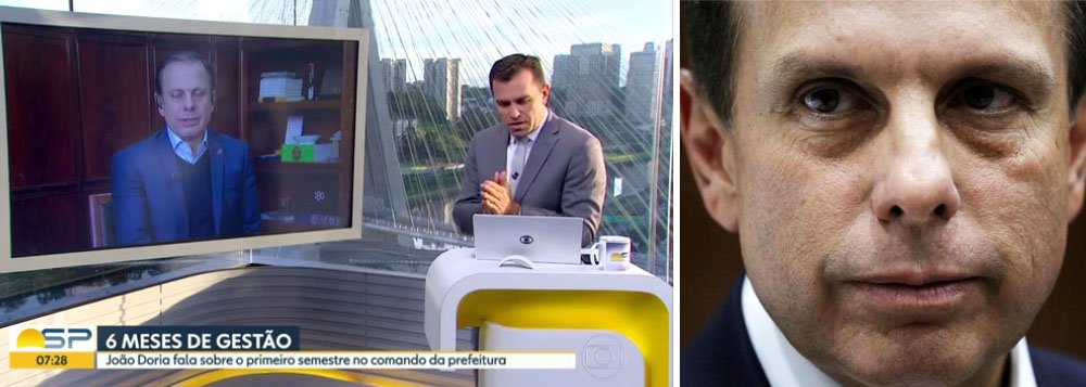 No balanço de seis meses de gestão, o apresentador Rodrigo Bocardi disse ao prefeito: “Nos últimos seis meses foram criados Cidade Linda, Bairro, Lindo, Calçada Nova, Corredor Verde… são programas com nomes anunciados todos finais de semana e tal. E o resultado que a gente tem visto é que não são nada mais do que aquilo que já era feito. Será que a gente não cai na história do marketing que é tanto falado?”