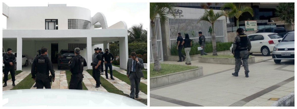 Operação do Grupo Estadual de Combate às Organizações Criminosas (Gecoc), do Ministério Público Estadual de Alagoas (MPE), deflagrou uma operação contra ex-prefeitos suspeitos de desviar R$ 3 milhões de recursos públicos; foi preso o ex-prefeito de Girau do Ponciano, Fábio Rangel Nunes de Oliveira; força-tarefa ainda tenta localizar José Jacob Gomes Brandão e Márcia Coutinho Nogueira de Albuquerque, ex-gestores dos municípios de Mata Grande e Passo de Camaragibe, respectivamente; veja vídeos