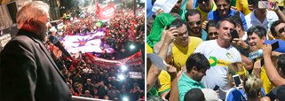 Pré-candidatos a presidência da República, o ex-presidente Lula e o deputado federal Jair Bolsonaro (PSC-RJ) estão empatados tecnicamente entre os eleitores de Belo Horizonte, levando em consideração a margem de erro de 3,5 pontos percentuais para mais ou para menos no levantamento feito pelo Instituto Paraná Pesquisas; o petista fica em primeiro lugar, com 19,9% das intenções de voto, e o parlamentar do Rio em segundo, com 16,2%, seguido pelo ex-presidente do STF Joaquim Barbosa, com 12,0%