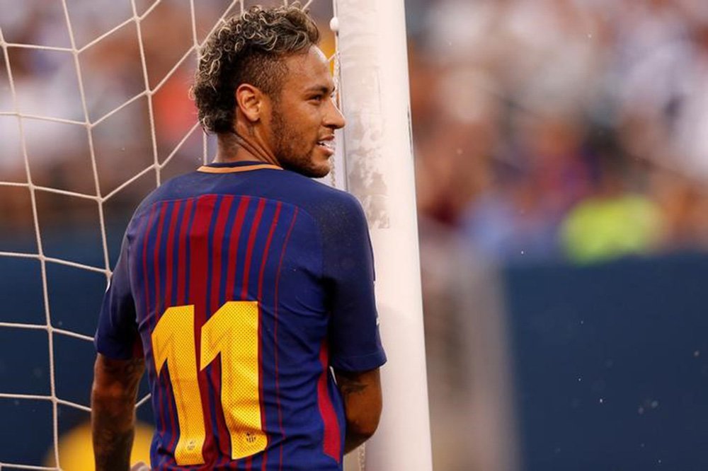 Neymar em jogo do Barcelona contra a Juventus 22/7/2017 REUTERS/Mike Segar