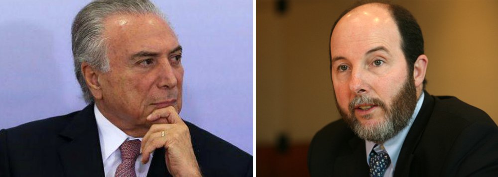 Ex-presidente do Banco Central e voz econômica dos tucanos, Armínio Fraga aderiu abertamente ao Fora Temer; em entrevista, o economista afirmou que a eventual saída de Michel Temer do Planalto não atrasaria a recuperação da economia, cujo ritmo está sendo ditado pelo processo sucessório de 2018 e suas incertezas; "O econômico, agora, não é tão importante", disse ele; "O mais importante é que as instituições funcionem" e resolvam a crise política e moral sem apelar para a economia; se Temer for substituído pelo presidente da Câmara, Rodrigo Maia (DEM-RJ), como desfecho do processo que corre no Congresso e no Judiciário, Armínio defende a permanência da equipe econômica liderada por Henrique Meirelles durante esse período; "Isso seria o ideal", disse