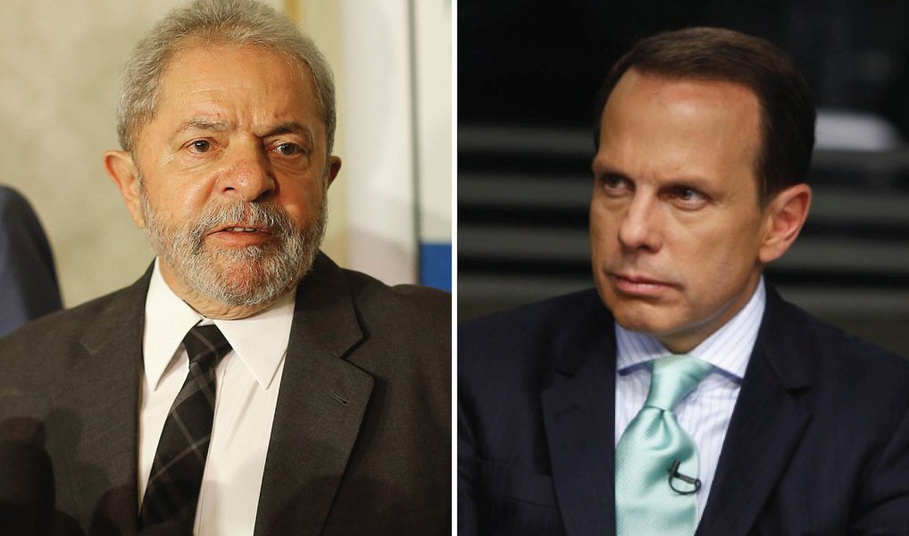 Prefeito de São Paulo, que postula a candidatura do PSDB à presidência da República, voltou a se manifestar contra a estratégia de parte da direita brasileira, que tenta garantir o poder no tapetão, impedindo que o ex-presidente Lula seja candidato em 2018, por meio de manobras judiciais; "o mito só termina na derrota eleitoral", disse Doria; "vamos derrotar o Lula nas urnas e depois colocar o senhor Luiz Inácio na prisão"; condenado sem provas na semana passada, Lula lidera todas as pesquisas e Doria não se manifesta sobre Michel Temer, tido como corrupto por 80% dos brasileiros, nem Aécio Neves, campeão de inquéritos na Lava Jato