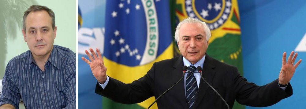 "Quando conspirava contra a titular do cargo, Dilma Rousseff, ele mesmo disse que não era possível governar com 8% de aprovação.  Como ele, com 5%, consegue? Temer tem no Congresso Nacional o controle suficiente para se manter no cargo – e vai continuar, apesar da denúncia da Procuradoria Geral da República", diz o jornalista Joaquim de Carvalho