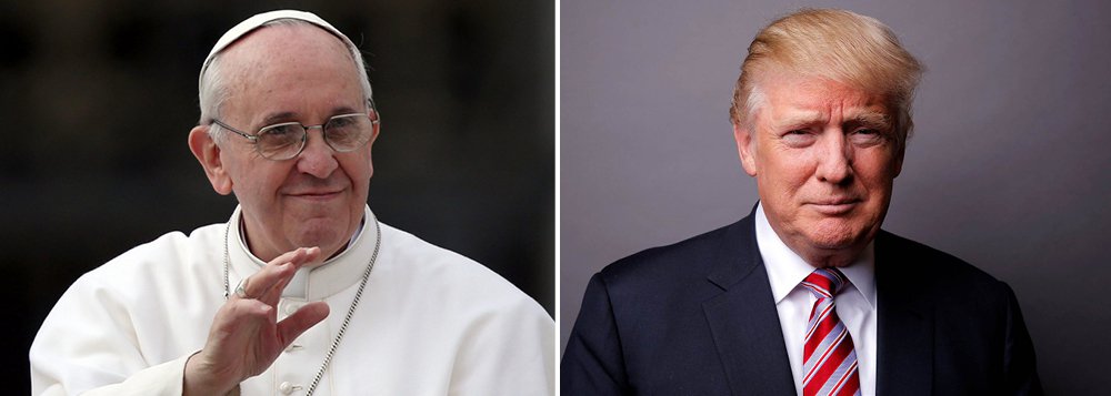 O papa Francisco disse que será "sincero" com o presidente dos Estados Unidos, Donald Trump, sobre as profundas diferenças entre ambos em temas como a imigração e a mudança climática quando os dois se encontraram pela primeira vez, no dia 24, no Vaticano; mas o pontífice também disse que manterá sua mente aberta e não fará pré-julgamentos de Trump antes de ouvir suas opiniões