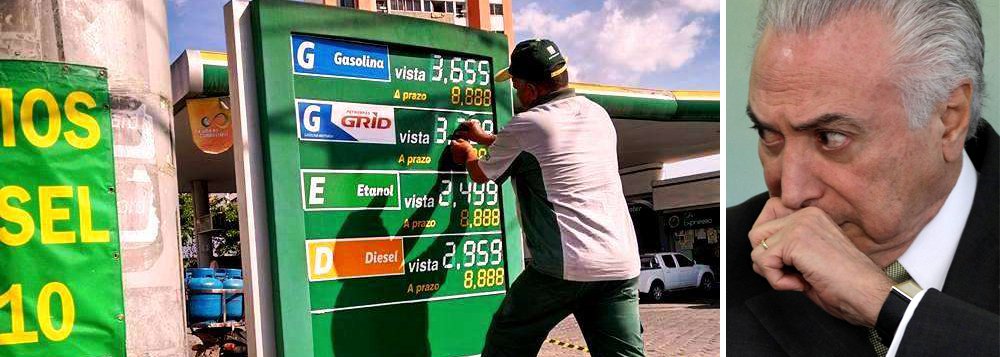 Juiz substituto da 20ª Vara Federal de Brasília, Renato Borelli, decidiu pela suspensão imediata do decreto, assinado por Michel Temer na semana passada, que elevou as alíquotas do PIS e Cofins sobre os combustíveis; aumento dos impostos sobre os combustíveis foi anunciado pelo governo como uma forma de arrecadar R$ 10,4 bilhões de maneira a contribuir para tapar o rombo das contas públicas, cujo déficit estimado para este exercício é da ordem de R$ 139 bilhões; ao mesmo tempo em que elevou impostos para cobrir o rombo, Temer liberou ais de R$ 1,4 bilhão em emendas parlamentares para barrar a votação da denúncia de corrupção contra ele pela Câmara