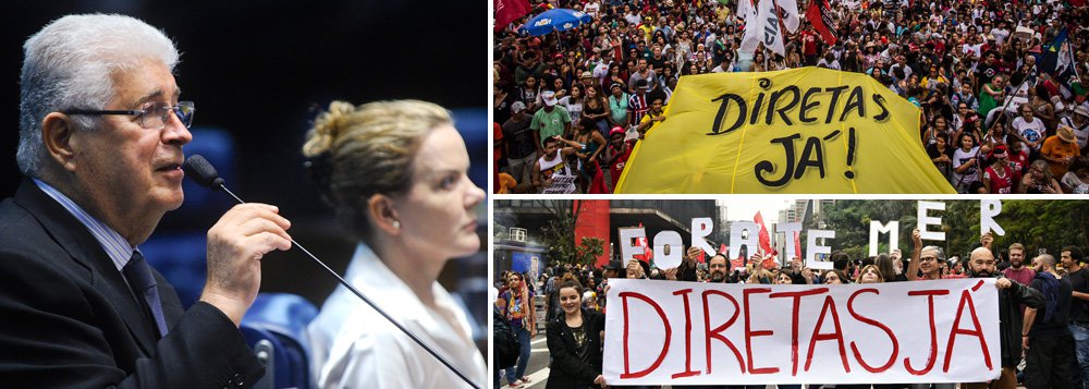 Tendo à frente os senadores do Paraná Roberto Requião (PMDB) e Gleisi Hoffmann (PT), a Frente Ampla Parlamentar, formada por 220 congressistas, lançará neste sábado 8, em Curitiba, a campanha pelas Diretas Já com presenças de pesos pesados da política como Ciro Gomes (PDT), e Lindbergh Farias (PT-RJ); o evento contará ainda com lideranças sindicais, religiosas, juristas, artistas, estudantes, dentre outras personalidades