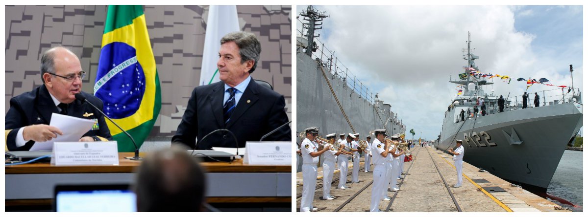 O comandante da Marinha, almirante-de-esquadra Eduardo Bacellar Leal Ferreira, em audiência na Comissão de Relações Exteriores e Defesa Nacional do Senado (CRE), presidida pelo senador alagoano Fernando Collor (PTC), revelou que a Marinha vive hoje uma situação "extremamente delicada e preocupante" por conta da redução da verba, sem contar os contingenciamentos feitos pelo governo federal; o programa referente ao submarino nuclear também corre risco