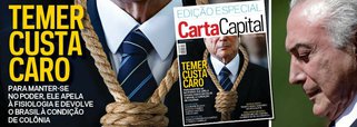 "Para se manter no poder, Temer amplia o balcão das negociações fisiológicas no Congresso e escancara as privatizações", aponta reportagem de capa da revista; 