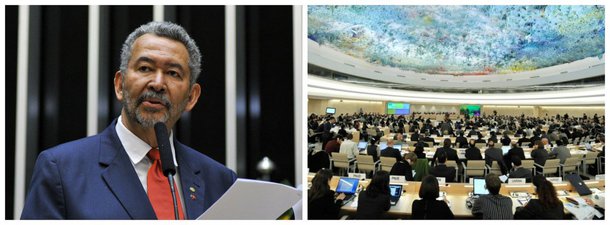 O deputado federal por Alagoas e presidente da Comissão de Direitos Humanos e Minorias da Câmara, Paulão (PT), já embarcou rumo à Suíça, onde ocorre a reunião do Conselho de Direitos Humanos da Organização das Nações Unidas (ONU); no entanto, viagem não contou com a colaboração do Itamaraty; Paulão vai expor os pormenores da situação brasileira, segundo ele, “agravada a partir do golpe que destituiu o mandato da presidenta Dilma Rousseff, em agosto de 2016”