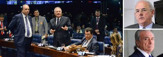 Renan e um grupo de senadores, durante reunião, definiram o perfil do candidato para substituir o presidente Michel Temer, caso prevaleça a escolha indireta; entre os critérios definidos estariam: Não pode querer se reeleger em 2018, não deve ser do Judiciário nem do Legislativo, e que seja referendado por Lula, FHC e Sarney; o nome que sobrou nesse pente fino foi o do ex-ministro Nelson Jobim