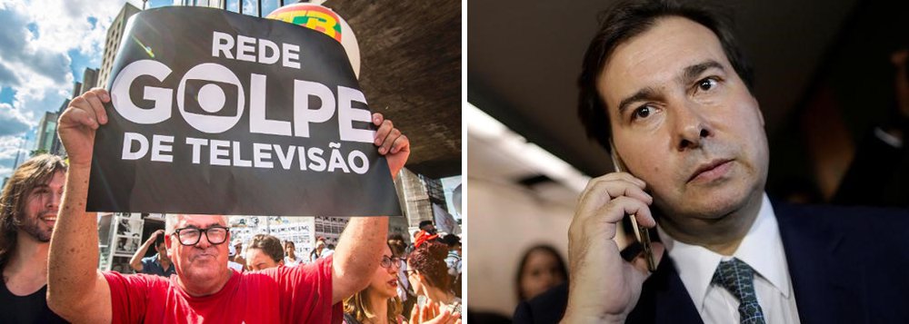 "Numa cena lamentável de submissão e tutela, típica de uma situação na qual os governantes são escolhidos às costas do povo, Rodrigo Maia faz um exercício público de bajulação junto a TV Globo", escreve Paulo Moreira Leite, articulista do 247. "24 horas depois do Globo anunciar, em editorial, que não aceita qualquer mudança nem 'toma lá dá cá' nas reformas, muito menos na trabalhista, Maia prometeu engavetar Medida Provisória que Michel Temer negociou com a Força Sindical e a UGT" 