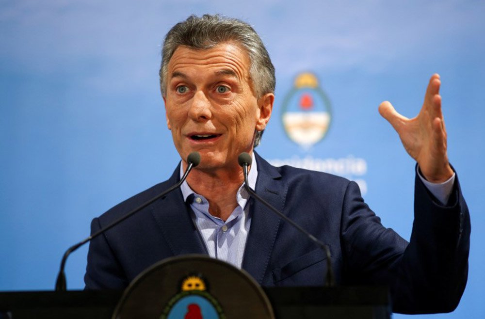 Macri, durante entrevista em Buenos Aires, Argentina 16/5/2018 REUTERS/Agustin Marcarian