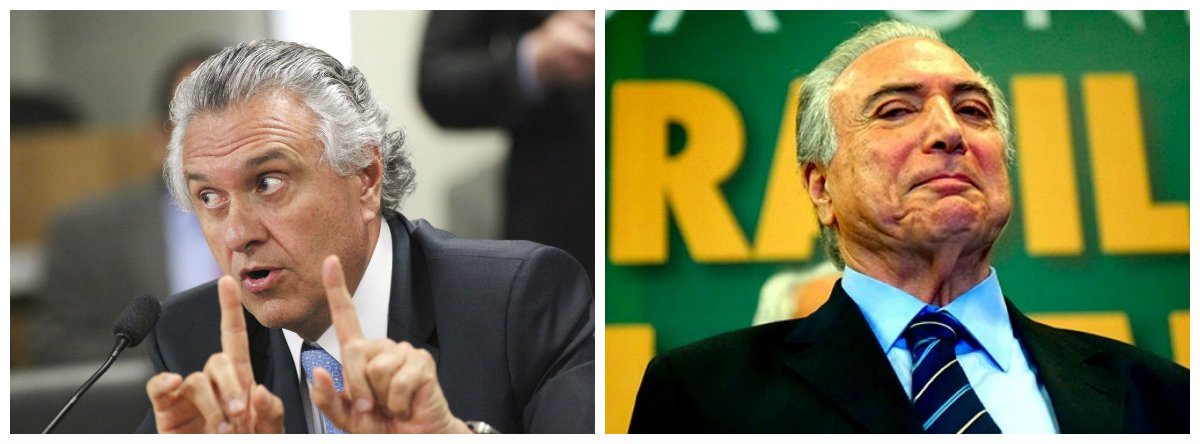 Ronaldo Caiado e Michel Temer .1
