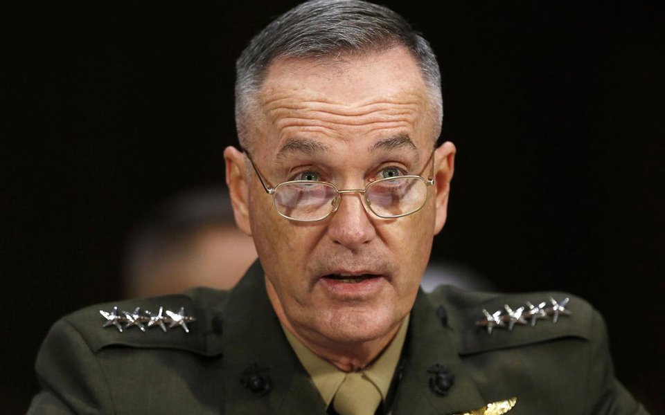 EUA deve evitar um confronto com a Rússia, por se tratar de uma potência nuclear. No entanto, a Rússia é uma "grande ameaça", disse o chefe do Estado-Maior Conjunto dos Estados Unidos, Joseph Dunford