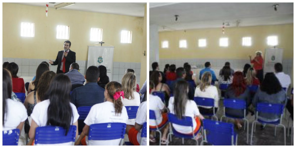 Em solenidade realizada hoje, a Ordem dos Advogados do Brasil - Secção Ceará (OAB-CE) entregou o cerificado aos participantes “Concurso de Direitos Humanos – 2017 para Pessoas Privadas de Liberdade e Adolescentes em Conflito com a Lei”. O concurso, realizado em parceria com Secretaria de Justiça do Estado, teve como tema “Os motivos que os levaram à prática de delitos, bem como as reais necessidades de cada um dentro do sistema prisional”. Para N.F., uma das detentas do presídio Auri Moura Costa, em Itaitinga, "participar do concurso ajuda na nossa ressocialização, pois é uma porta que foi aberta para expormos nosso sentimento de arrependimento e vontade de recomeçar"
 
