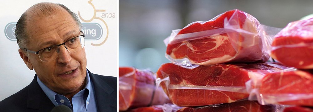 Consumidores de carne no estado de São Paulo devem encontrar o produto mais caro a partir deste sábado, 1º; é que nesta data entra em vigor o retorno da cobra do Imposto sobre Circulação de Mercadorias e Serviços (ICMS) sobre a carne, determinado pelo governador Geraldo Alckmin (PSDB); comércio varejista, como supermercados e açougues, terá que recolher 11% do imposto; já os frigoríficos ganham desconto na hora de comprar os produtos e, depois, recolhem o ICMS na revenda, sendo tributados num total de 4%