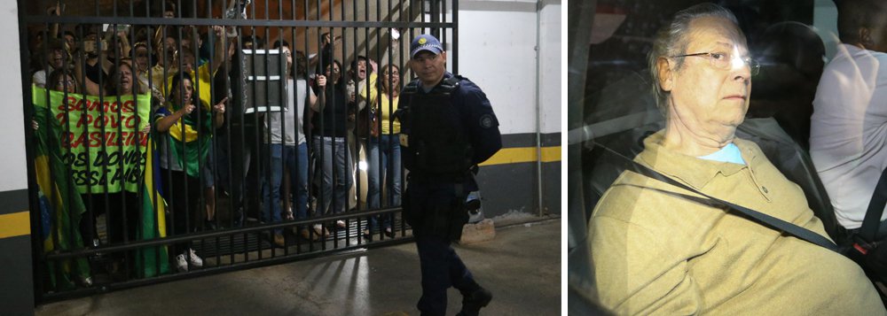 Um dia depois de ter sido alvo de agressões de um grupo fascista em frente ao prédio onde irá morar com a família, em Brasília, após deixar a prisão, o ex-ministro José Dirceu receberá nesta sexta-feira 5 um ato de solidariedade no mesmo lugar; antes do ato de agressão contra Dirceu, o endereço completo da residência havia sido divulgado pelo jornal Correio Braziliense