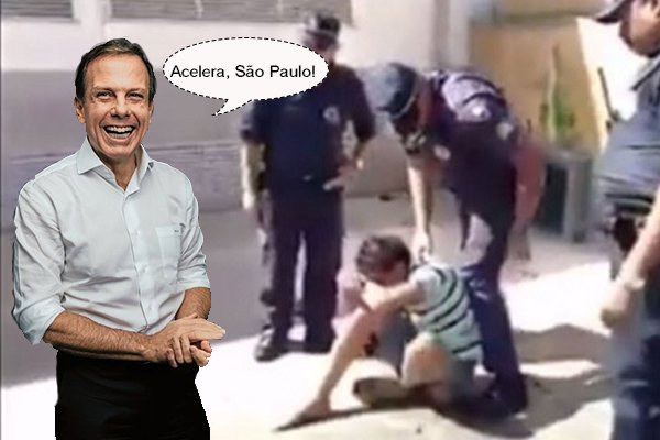 Pensar que o povo paulistano elegeu esse sujeito para tomar atitudes absurdas como essas - GCM agredindo morador de rua e Doria jogando no chão flores recebidas por uma ciclista em protesto - é doloroso demais. Uma cidade cheia de problemas e tudo que ele tem a oferecer é truculência com a população humilde, mortes no trânsito e antipetismo