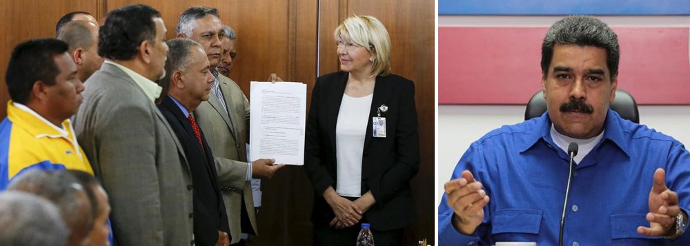 A poderosa procuradora-geral da Venezuela, Luisa Ortega, rompeu com o governo do presidente Nicolás Maduro nesta sexta-feira depois que o judiciário anulou o Congresso, em uma rara demonstração de divergência interna, enquanto aumentam os protestos e as críticas internacionais; "Isso constitui uma ruptura da ordem constitucional", disse ela em um discurso