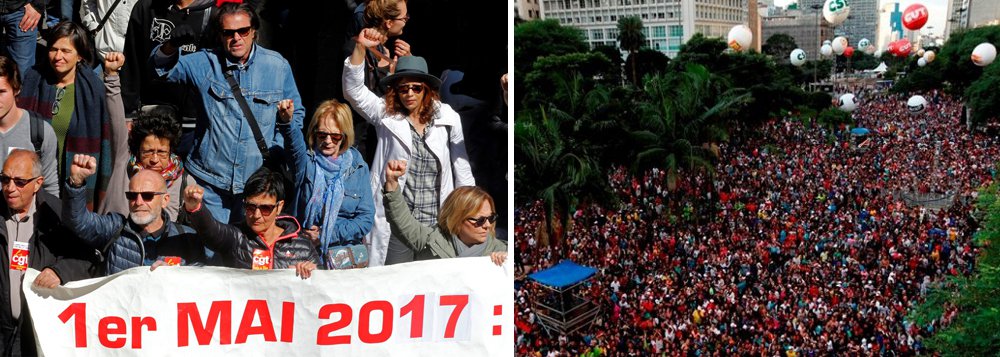 Muitos países em todos os continentes celebram o dia 1º de maio como Dia do Trabalhador, Dia do Trabalho ou Dia Internacional do Trabalhador; saiba como foram as comemorações em alguns deles