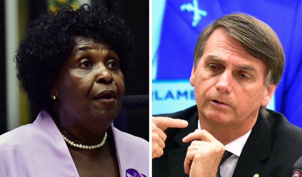 Deputada federal demonstra "revolta e indignação" em discurso na Câmara nesta quarta-feira 5, depois que o deputado Jair Bolsonaro fez um discurso racista no clube Hebraica do Rio, revoltando a comunidade judaica; "Não podemos mais aceitar as provocações de Bolsonaro. Não podemos aceitar este papel que ele se presta para a nação brasileira, envergonhando inclusive este plenário. E nós exigimos respeito. Ele não respeita pobre, ele não respeita negro, ele não respeita as mulheres. Aqui ele já provou que não respeita. E não tem nenhuma punição para Bolsonaro nessa casa", disse Bendita; assista