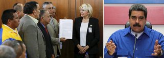 A poderosa procuradora-geral da Venezuela, Luisa Ortega, rompeu com o governo do presidente Nicolás Maduro nesta sexta-feira depois que o judiciário anulou o Congresso, em uma rara demonstração de divergência interna, enquanto aumentam os protestos e as críticas internacionais; "Isso constitui uma ruptura da ordem constitucional", disse ela em um discurso