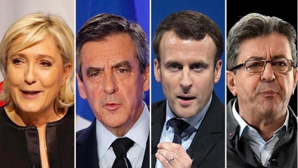 Cerca de 47 milhões de franceses foram convocados para a primeiro turno da eleição presidencial neste domingo (22); diante da ameaça de atentados e três dias após um ataque visando policiais em pleno centro de Paris, um forte esquema de segurança foi montado; temendo novos ataques, as autoridades mobilizaram mais 50 mil policiais e agentes em todo o país, apoiados por 7 mil militares; "Nada deve prejudicar o encontro democrático", afirmou o primeiro-ministro Bernard Cazeneuve; favoritos são Marine Le Pen, de 48 anos (Frente Nacional, extrema-direita), François Fillon, de 63 anos (Os Republicanos, direita), Emmanuel Macron, 39 anos (Em Marcha!, centro), Jean-Luc Mélenchon, 65 anos (França Insubmissa, esquerda radical)