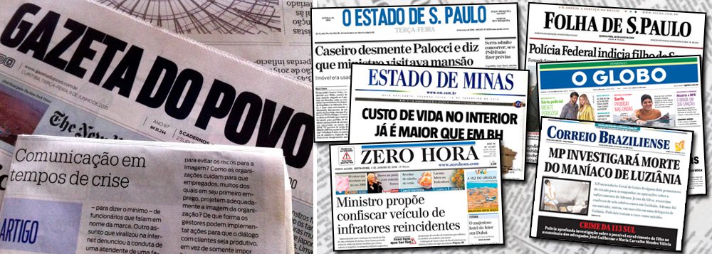 A partir de julho deste ano, Curitiba, a oitava maior cidade do Brasil, com 2 milhões de habitantes e 1,4 milhão de eleitores, não terá mais um jornal impresso, com a decisão da Gazeta do Povo de se concentrar apenas na produção digital; este movimento antecipa uma onda que atingirá todas as capitais do País, colocando em risco a sobrevivência impressa de títulos como Correio Braziliense, Zero Hora, Estado de Minas e até mesmo Globo, Estado de S. Paulo e Folha de S. Paulo; embora faça todo o sentido econômico, a morte das edições impressas traz um risco gigantesco para a mídia tradicional, que é a matar a sua presunção de influência