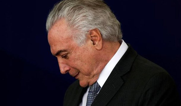 Temer durante evento no Palácio do Planalto. 22/9/2016. REUTERS/Ueslei Marcelino