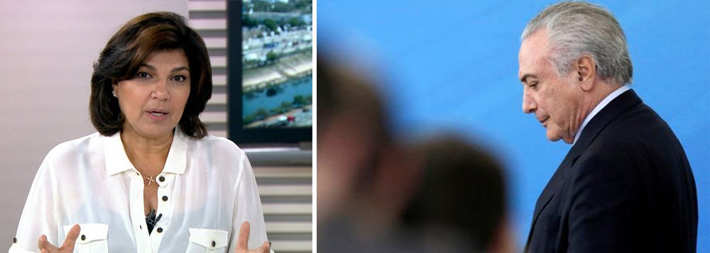 A jornalista Cristiana Lobo, colunista da Globonews, admitiu que o golpe Temer-Globo chegou ao fim; segundo ela, Michel Temer não terá energia para fazer mais nada e só falta saber se o Brasil terá eleições diretas ou indiretas; a Globo, claro, trabalhará por indiretas