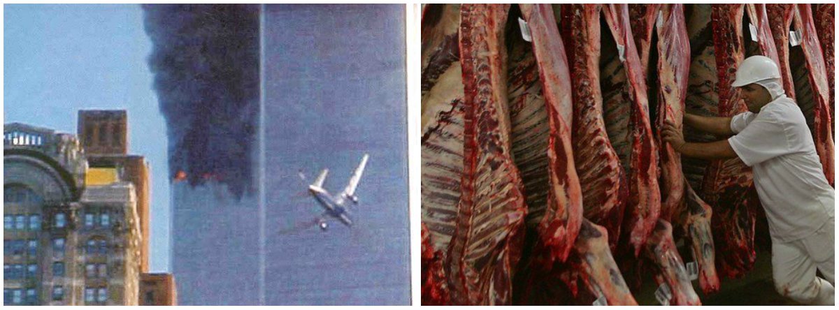 O primeiro avião que se chocou com as Torres Gêmeas (EUA), em 2001, foi visto como um acidente. Após o segundo avião se chocar, a perplexidade se transformou em medo, porque ficou entendido que não era um acidente, e sim um ataque. A atual ofensiva contra a indústria nacional de carne é o segundo avião nas Torres Gêmeas. Não é trapalhada. Não é acidente. É um ataque!
 