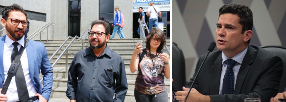O juiz Sérgio Moro "voltou atrás" quando à identificação da fonte do blogueiro Eduardo Guimarães, segundo despacho do magistrado divulgado hoje. Moro escreveu que foi em respeito ao direito dos jornalistas, garantido pela Constituição; porém, a defesa de Guimarães alega que Moro só chegou à fonte do blogueiro após quebrar seu sigilo telefônico; leia a nota da defesa no Viomundo