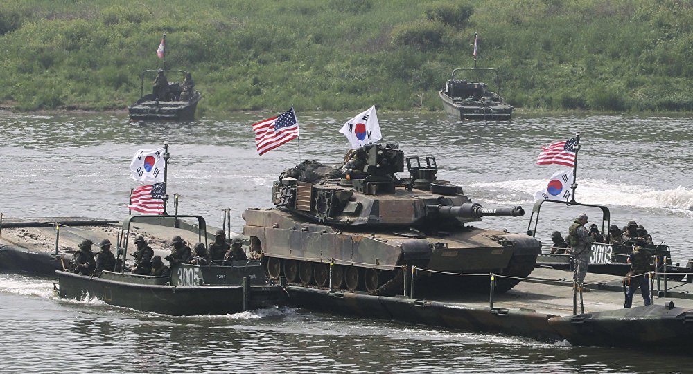 Exercicio de guerra entre EUA e Coreia do Sul