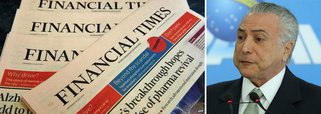 Reportagem do jornal Financial Times desta quarta-feira, 5, mostra que, apesar da incerteza política, do desemprego recorde e do ainda em declínio, o "rali" de lucros do mercado "foi alcançado"; "O mercado de ações subiu 39 por cento (...) de longe o mais forte desempenho de qualquer país no universo dos mercados emergentes que atraiu facilmente os maiores fluxos de dinheiro dos investidores estrangeiros"; texto de Fernando Brito, do Tijolaço