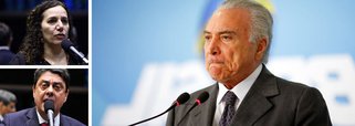 Julgamento da cassação do mandato de Michel Temer começa na próxima terça-feira (4) no TSE; independentemente dos aspectos jurídicos e apesar da complexidade da crise política, a permanência de Temer é o pior dos cenários, segundo deputados da oposição; "Ele está pagando o golpe. Então, está cumprindo uma agenda que, numa mudança política, pode ser interrompida, porque a cassação fragilizaria o processo", diz a deputada Jandira Feghali; para Wadih Damous (PT-RJ), o TSE não pode condenar Dilma e isentar Temer; "Seria um despropósito, nesse momento, o TSE mudar sua orientação jurisprudencial"