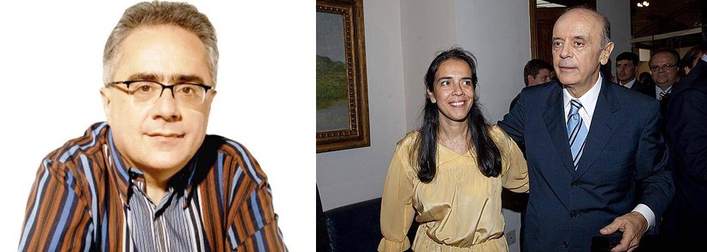 Jornalista Nassif complementa a informação de que a Odebrecht teria feito pagamentos milionários ao senador José Serra na conta de "uma parente" e através do lobista José Amaro Pinto; "A parente de Serra obviamente é a filha Verônica. Completando a delação do executivo da Odebrecht, há a famosa tarja preta que a Polícia Federal colocou na agenda telefônica de Marcelo Odebrecht, antes de vazar a agenda para a mídia. Amadores, chamaram imediatamente a atenção de todos e não se deram conta de que um bom editor de imagens eliminaria as tarjas revelando os nomes. O compromisso tarjado era de Marcelo Odebrecht, com uma reunião com José Serra justamente no escritório de Verônica", diz Luis Nassif