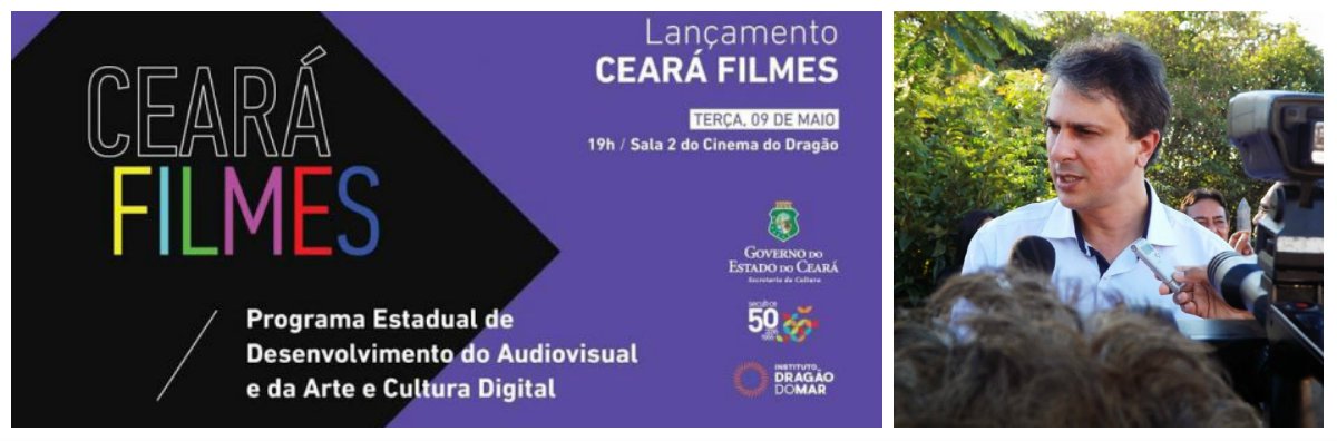 Com investimento de R$ 59,5 milhões, o Ceará Filmes - Programa Estadual de Desenvolvimento do Audiovisual e da Arte e Cultura Digital será lançado nesta terça-feira (9) pelo governador Camilo Santana, no Centro Dragão do Mar de Arte e Cultura, em Fortaleza, a partir das 19h. O programa, em parceria com a Ancine, tem o objetivo de ampliar a articulação e a política para o audiovisual e a arte e cultura digital cearense