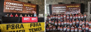 A Central Única dos Trabalhadores em Minas realizou um Congresso Extraordinário, com a participação de cerca de cinco mil pessoas, para debater as ações contra as reformas da Previdência e trabalhistas, propostas por Michel Temer; “O Congresso foi pensado para 31 de março e 1º de abril, porque nestas datas a gente rememora o golpe de Estado de 1964, das lutas do golpe, se nós não rememorarmos a elite passa uma borracha neste período da história. E estamos novamente diante de um golpe. Vamos debater conjuntura e planejar a greve geral de 28 de abril. Fazer com que a greve seja realmente geral para barrar as reformas da Previdência e trabalhista e derrotar o governo golpista e ilegítimo”, disse Beatriz Cerqueira, presidente da CUT/MG