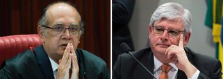 "Está claro que Gilmar Mendes abdicou dos papeis de ministro do STF e presidente do TSE para se transformar em defensor do governo Temer nas questões da Lava Jato. É por isso que chama para briga Rodrigo Janot, o principal algoz do governo, que denunciou ao STF nove ministros de Temer (ao que se sabe até agora) e inúmeros deputados e senadores da base de apoio ao governo", escreve Alex Solnik, colunista do 247; "Assim não há governo que aguente", avalia o jornalista; "Ou o governo acaba com Janot ou Janot acaba com o governo"