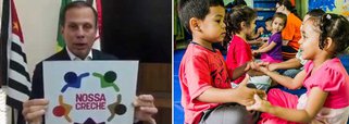 Aposta do prefeito João Doria (PSDB) para expandir vagas na rede municipal de ensino, as creches terceirizadas registram condições piores de atendimento, com maior proporção de alunos por educador, supervisão pedagógica deficiente e infraestrutura inadequada; auditoria do Tribunal de Contas do Município mostra que a proporção de alunos por professor é próxima do dobro na rede conveniada na comparação com a rede direta e que várias não têm espaço adequado para refeitório