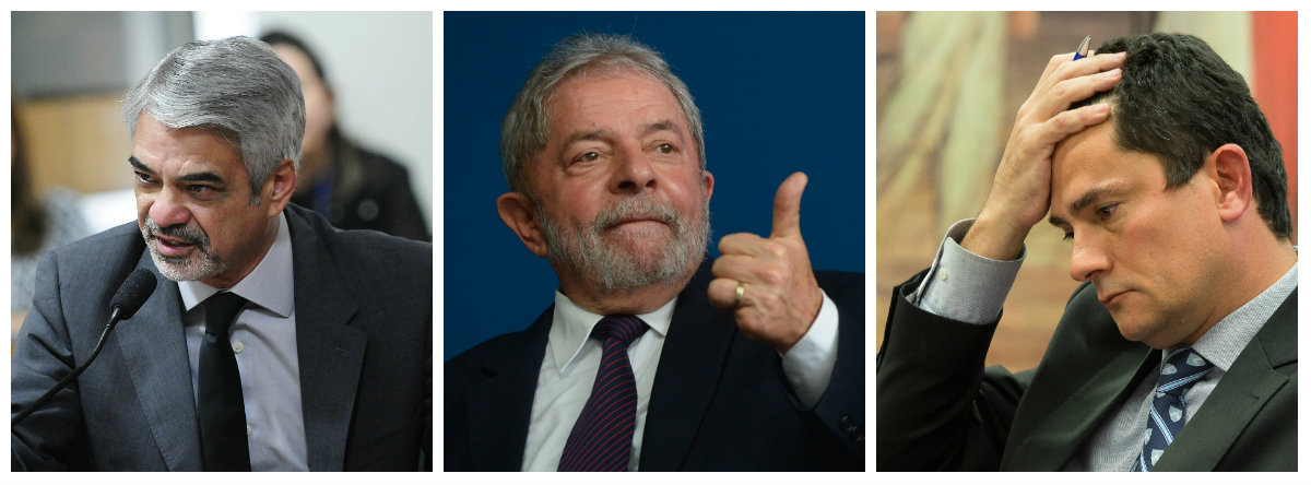 Senador Humberto Costa (PT-PE), ex-presidente Luiz Inácio Lula da Silva, juiz federal Sérgio Moro .2
Tribunal Regional Federal da 4a. Região 