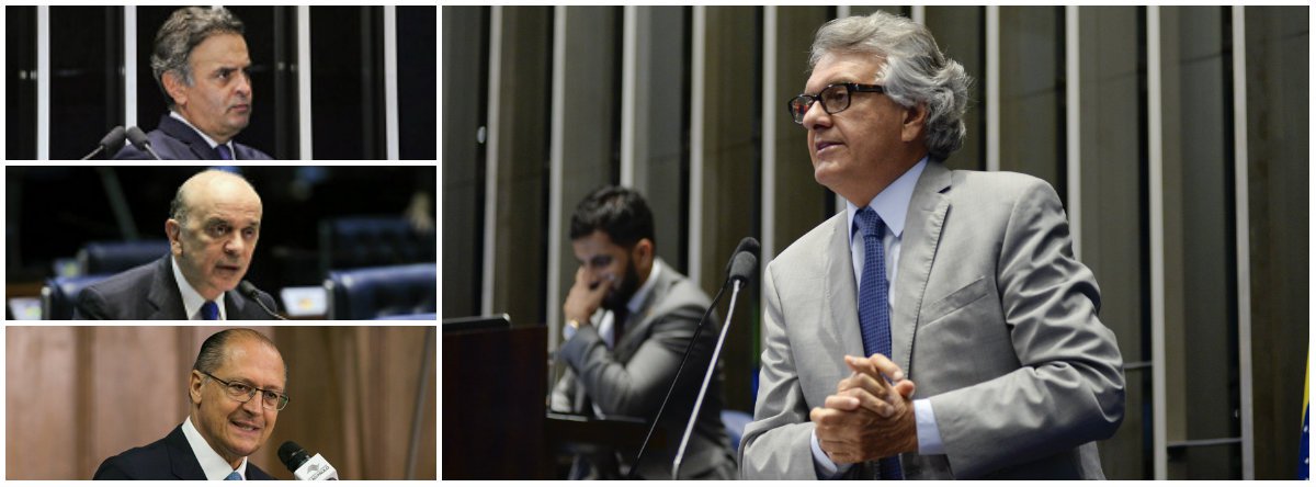 O senador Ronaldo Caiado (DEM-GO), que sonha em disputar a presidência da República pelo DEM, fez um movimento importante que o coloca numa posição melhor do que a dos caciques tucanos, que também pensam em ser candidatos em 2018; como 78% dos brasileiros querem a cassação do mandato de Michel Temer e 90% defendem eleições diretas para escolher o novo presidente, segundo pesquisa Vox Populi, Caiado se alinhou aos anseios populares, enquanto políticos como Aécio Neves, José Serra e Geraldo Alckmin afundam no abraço de afogados que deram em Temer