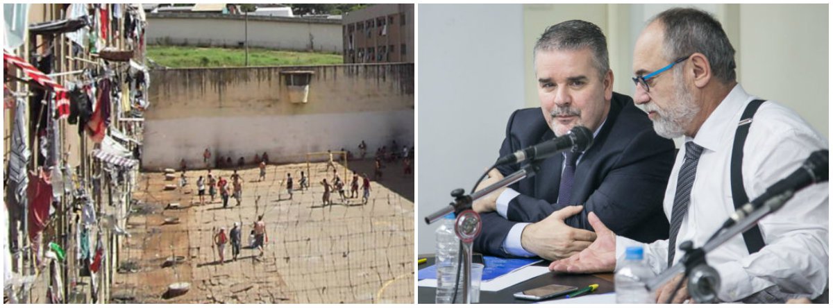 “Não há regime higiênico no presídio, alguns condenados que se consideram incorrigíveis ou desprotegidos são amontoados em duas espaçosas salas de um velho quartel. E ali onde apenas caberiam 200, se aglomeram mais de 400 miseráveis, representando constantemente todos os horrores da prisão comum”: esse parágrafo retrata a realidade do presídio de Fernando de Noronha, no século XIX, e foi apresentado pelo jornalista e professor Marcos Rolim, em um evento na Assembleia Legislativa que lançou a Frente Estadual por uma Nova Política Prisional; “Se vocês esquecerem o português arcaico, a realidade é exatamente a que vivemos hoje”, afirmou; segundo o manifesto, “as prisões são uma fiel tradução do que construímos como País”