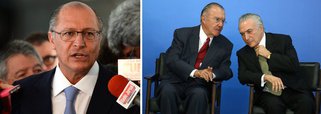 O governador Geraldo Alckmin descobriu que sua chance de se eleger presidente depende de se afastar de Michel Temer, denunciado por corrupção, organização criminosa e obstrução judicial, além de rejeitado por mais de 90% dos brasileiros; segundo Alckmin, quem estiver com Temer será derrotado, assim como ocorreu com os aliados de José Sarney em 1989