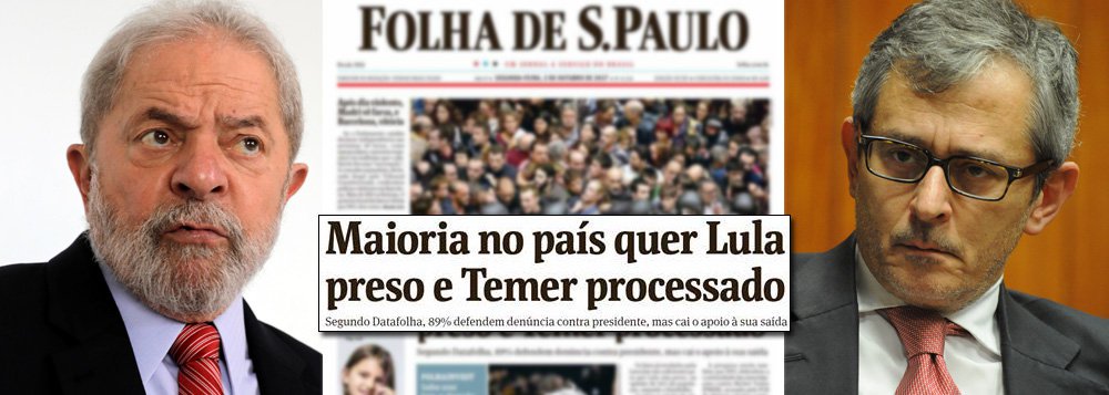 "É intolerável, no presente estágio da civilização, a 'Folha' perguntar numa pesquisa de opinião pública se o entrevistado quer que Lula seja preso. Trata-se de perigosa incitação a fazer justiça com as próprias mãos que um meio de comunicação responsável jamais deveria fazer, especialmente nesse momento conturbado, a não ser que sua linha editorial defenda a volta à barbárie", diz o colunista do 247 Alex Solnik sobre a pesquisa Datafolha divulgada pelo jornal de Otávio Frias Filho nesta segunda-feira, 2; "Em meio a tanto ódio, o jornal atuou para acirrá-lo ainda mais", diz Solnik