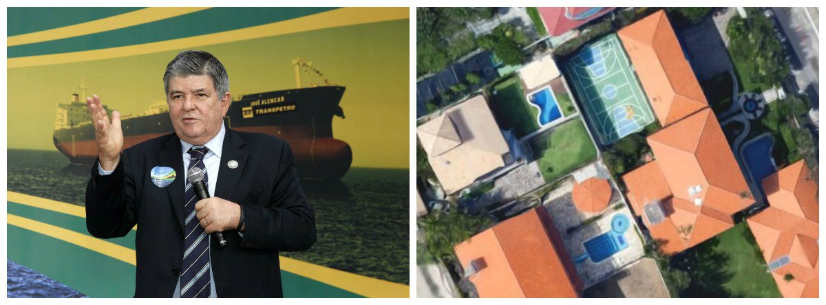 ex-presidente da Transpetro Sérgio Machado e residência