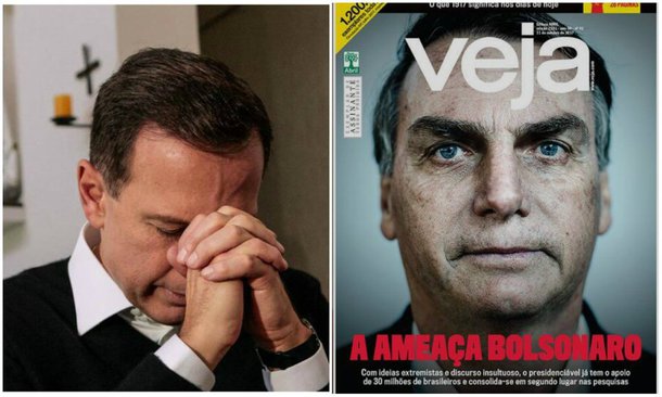 Segunda a Veja, o “bunda-suja” Jair Bolsonaro (PSC) já atrapalha o projeto de candidatura da burguesia. Nesta edição, a revista dispara contra ele por almejar uma “coligação” com os tucanos. A pergunta que fica é: ele vai afrouxar para a Veja?